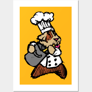 Guinea Pig Chef Posters and Art